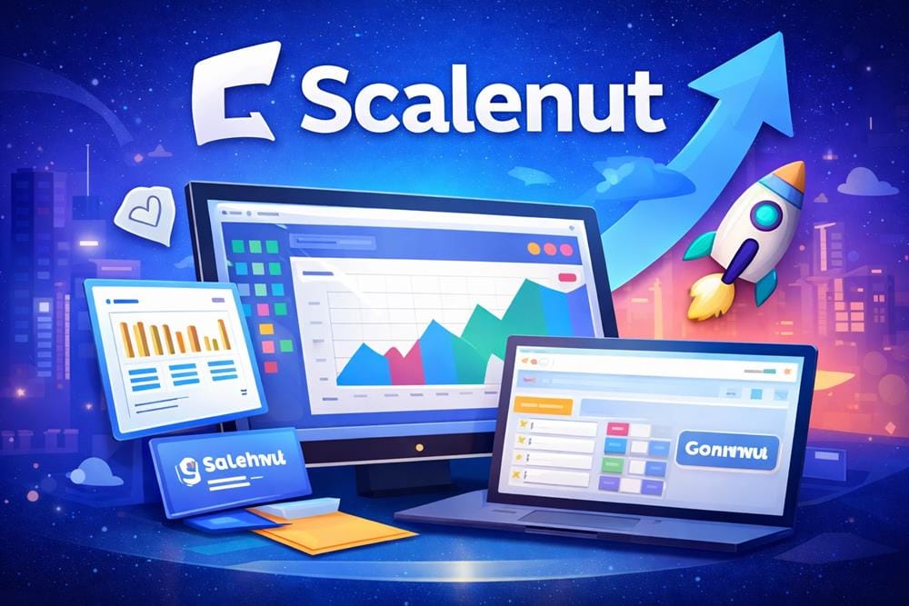 Scalenut AI platform for content strategy planning with dashboards and growth analytics